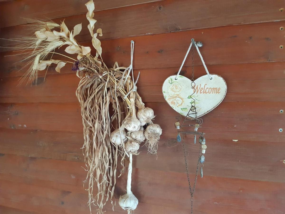 בקתת עץ בחורש במנות - דום גיאודזי - Wooden Cabin In Manot Esterno foto